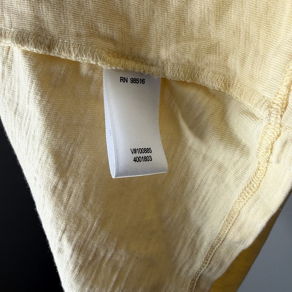 Coldwater Creek Womens Butter Yellow 3/4 Sleeve Round Neck Pullover Blouse Sz 1X - Picture 3 of 9